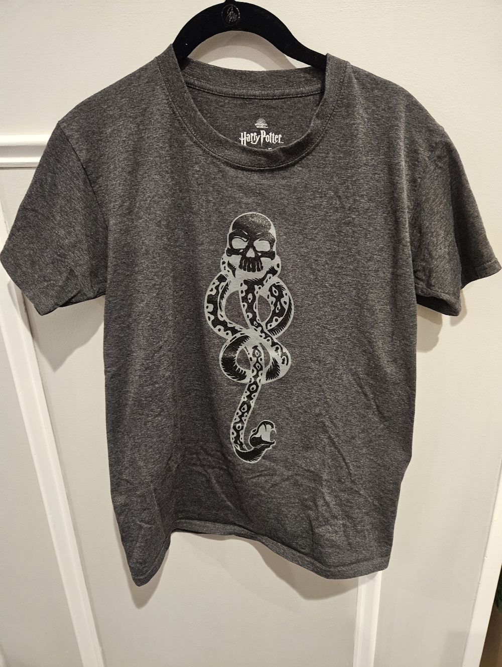 Harry Potter Dark Gray Death Eater Snake Graphic Tee